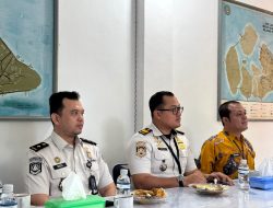 Penyambutan Komandan Baru Posal Sambu, Imigrasi Belakang Padang Perkuat Koordinasi Lintas Instansi