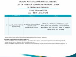 PLN Lakukan Pemeliharaan Jaringan, Sejumlah Wilayah di Belakang Padang Alami Pemadaman Sementara Kamis Siang