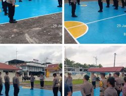 Apel Pagi Personel, Kapolsek Belakang Padang AKP Asril Tekankan Kewaspadaan, Pelayanan Publik, dan Kesiapsiagaan Personel