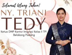 Redaksi posmetrobatam.co.id Ucapkan Selamat Ulang Tahun kepada Ketua DWP Kantor Imigrasi Belakang Padang Ny. Triani Tedy