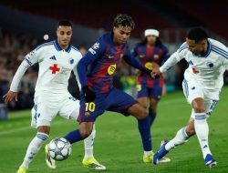 Barcelona Lolos ke 16 Besar Usai Tekuk Copenhagen 4-1