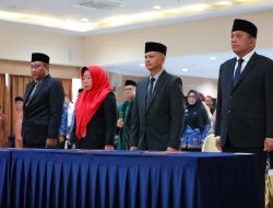 Empat Pejabat Pemko Batam Dilantik, Amsakar Minta Kadis Bergerak Cepat Tuntaskan Sampah hingga Banjir