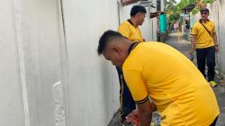 Jaga Kebersihan Lingkungan Kerja, Personel Polsek Belakang Padang Kompak Gelar Korve