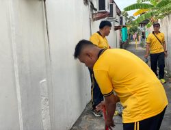 Jaga Kebersihan Lingkungan Kerja, Personel Polsek Belakang Padang Kompak Gelar Korve
