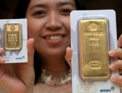 Harga Emas Antam Turun Rp100 Ribu ke Level Rp2,856 Juta Hari Ini