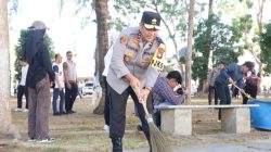 Sambut Ramadhan 1447 H, Polda Kepri Gelar Bakti Kebersihan di Pantai Ocarina Batam