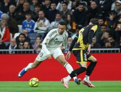 Kylian Mbappe antar Madrid Taklukkan Vallecano 2-1